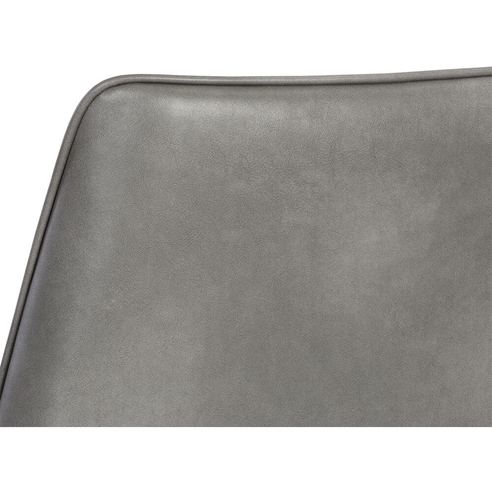 Renee Belfast Heather Grey / Bravo Metal Stackable Dining Chair, Set Of 2